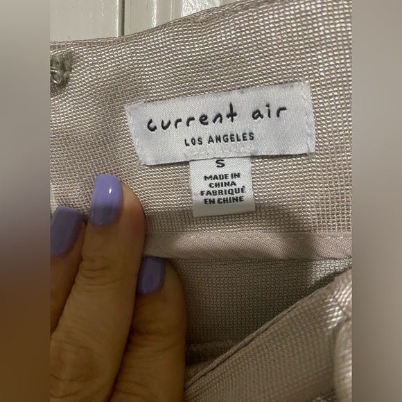 Current Air anthropologie Silver / cream Lining Pants size small - Picture 10 of 16